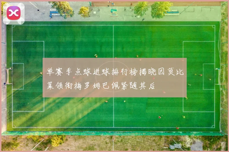 单赛季点球进球排行榜揭晓因莫比莱领衔梅罗姆巴佩紧随其后